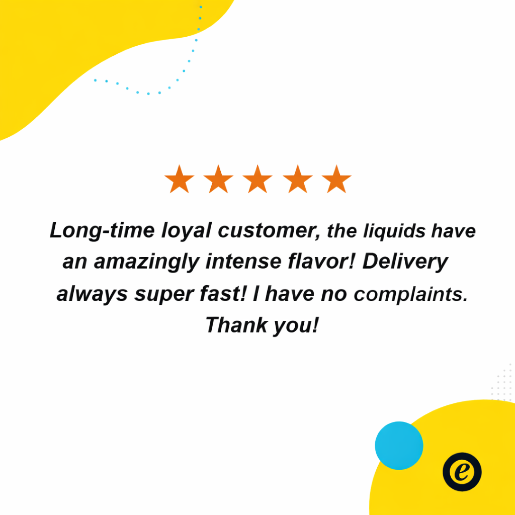 Customer review of La Fume e-cigarettes