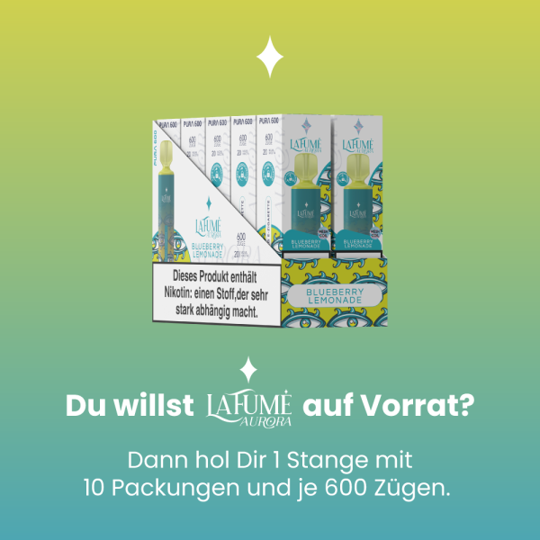 Aurora - Blueberry Lemonade (10 Stück)