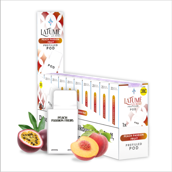 Cuatro Pod - Peach Passion Fruit