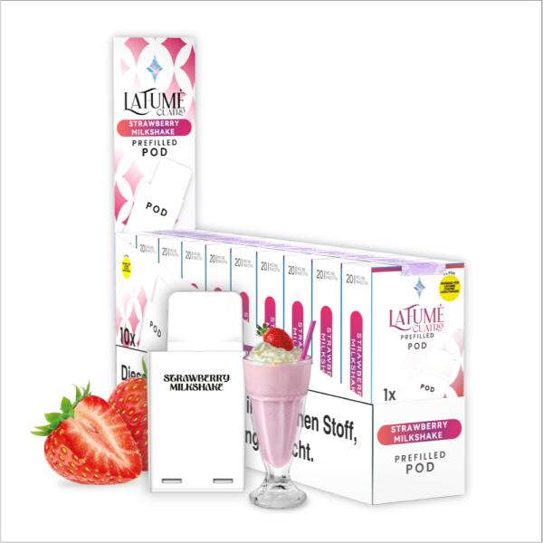 Cuatro Pod - Strawberry Milkshake (10 Stück)
